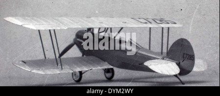 Flugzeugmodell von OX-5 Waco zehn Stockfoto