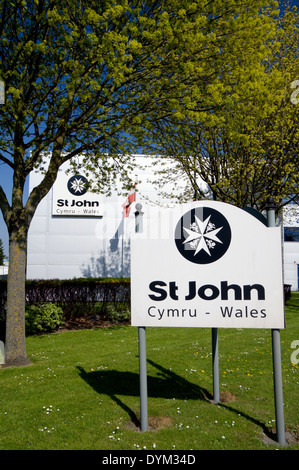 St Johns Ambulance Wales Büros, Ocean Way, Cardiff, Wales, UK. Stockfoto