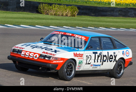 1980 Rover 3500 SDi mit Treiber Tim Scott Andrews. Das Gerry Marshall Trophy Rennen. 72. Goodwood Mitgliederversammlung, Sussex, UK. Stockfoto