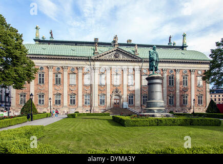 Ritter Haus oder Haus der Adel, Riddarhuset, Versammlungshaus des schwedischen Adels, Altstadt, Gamla Stan, Stockfoto