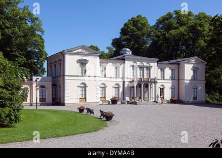 Rosendal Palast oder Rosendal Slott, Sommerpalast, Insel Djurgården, Stockholm, Stockholms Län oder Stockholms län, Schweden Stockfoto