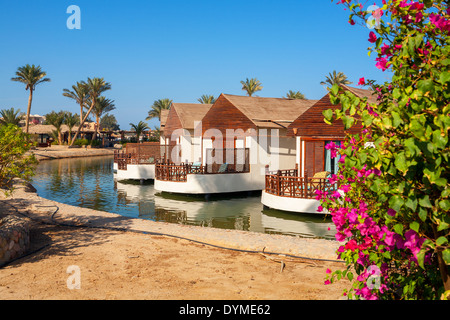 Bungalow. El Gouna, Ägypten Stockfoto