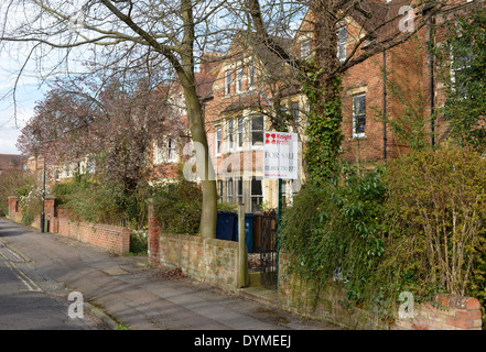 Häuser in Nord-Oxford Stockfoto