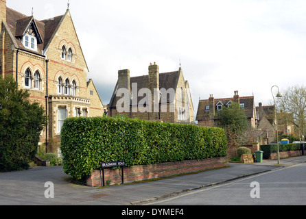 Häuser in Nord-Oxford Stockfoto