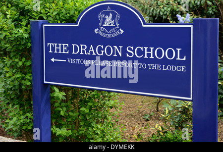 Die Dragon School, Oxford Stockfoto