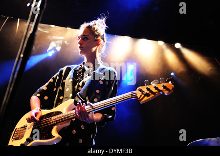 BARCELONA - 31 Mai: Sein Wald Band Konzert im Apolo Bühne am 31. Mai 2012 in Barcelona, Spanien. Stockfoto