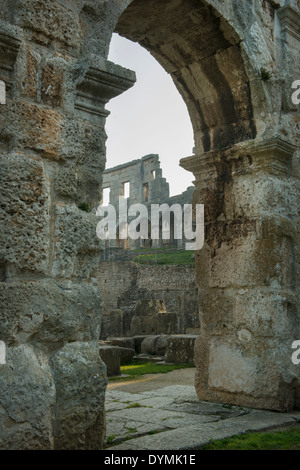 Die römische Arena in Pula, Kroatien Stockfoto