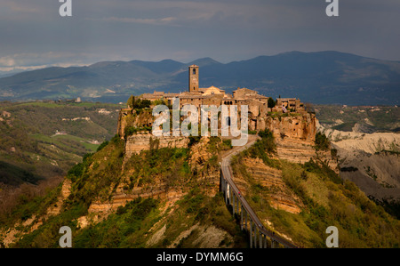 Dorf von Civita di Bagnoregio, Umbrien, Italien Stockfoto