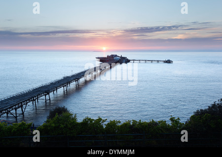 Birnbeck Pier. Weston-super-Mare. Somerset. England. VEREINIGTES KÖNIGREICH. Stockfoto