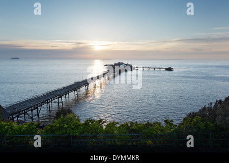 Birnbeck Pier. Weston-super-Mare. Somerset. England. VEREINIGTES KÖNIGREICH. Stockfoto