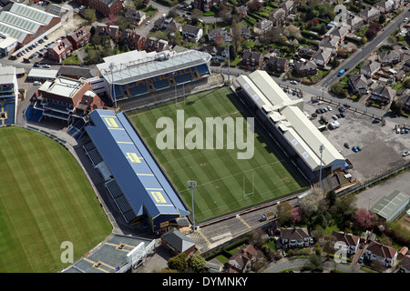 Luftaufnahme von Headingley, Heimat der Leeds Rhinos Rugby League Stockfoto