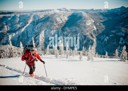 Skitouren Stockfoto