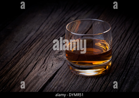 Glas whisky Stockfoto