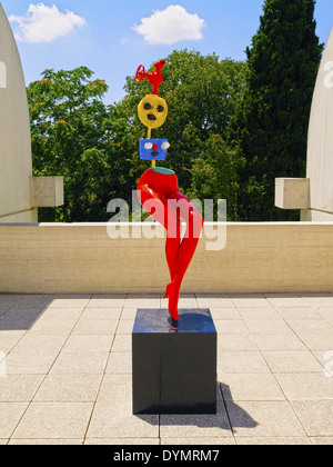 Fundacio Joan Miro - Joan Miro-Museum in Barcelona, Katalonien, Spanien Stockfoto