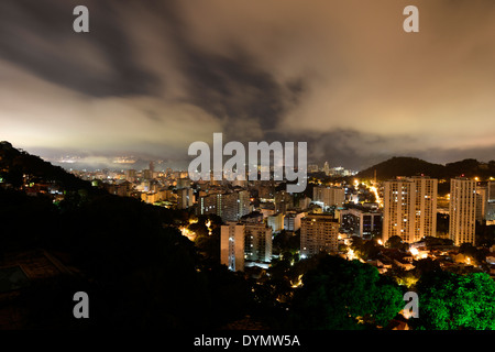 Rio De Janeiro bei Nacht Stockfoto