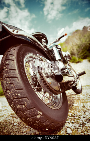 Harley Davidson Ironhead Sportster XLH. Gebaut 1975. Stockfoto