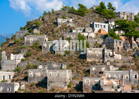 Kayakoy verlassenen Dorf, Türkei Stockfoto