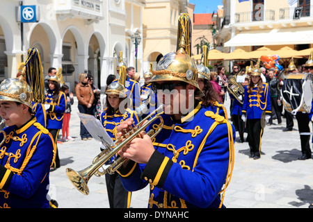 Griechenland-ionische Zakynthos Insel Ostern gut Freitag religiöse Prozession Stockfoto