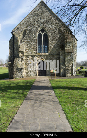 Die Guildhall Priory Park Chichester West Sussex UK.  Als ein Franziskaner Kloster zwischen 1269 und 1282 erbaut Stockfoto