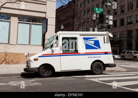 US Postal Service Lieferwagen - Washington, DC USA Stockfoto
