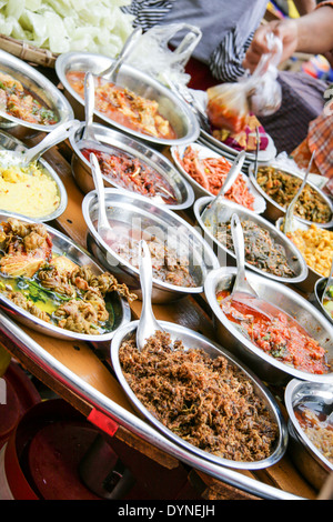 Streetfood Yangon-Myanmar-Burma Stockfoto