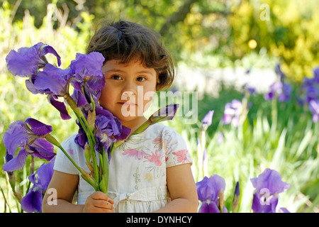 Kleines Mädchen. 3 4 Jahre alt. Stockfoto