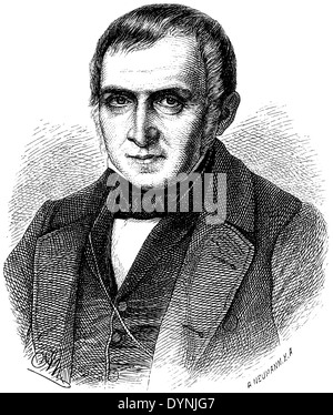 Christian Gottfried Ehrenberg (geboren 19. April 1795, gestorben 27. Juni 1876) Stockfoto