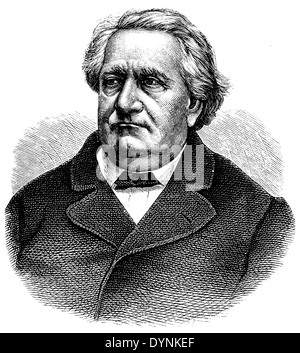 Franz Lachner (geboren 2. April 1804) Stockfoto