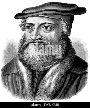 Hans Sachs (geboren am 5 November 1494 starb 19 Januar 1576) Stockfoto