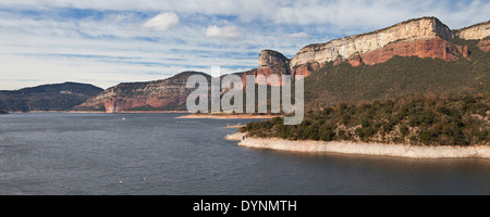 Sau-Reservoir in der Provinz von Barcelona, Catalonia. Stockfoto