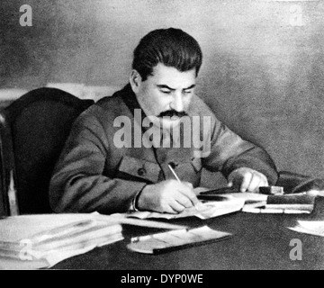 Joseph Stalin (1878-1953), Führer der Sowjetunion Stockfoto