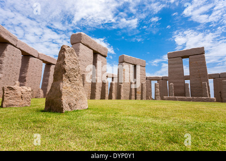 Esperance Stonehenge ist eine vollständige Nachbildung des Orgininal in Großbritannien, wie sie um 1950 v. Chr. hätte Stockfoto