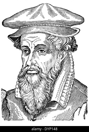 Gerardus Mercator (1512-1594), flämischer Kartograph, Illustration von sowjetischen Enzyklopädie, 1938 Stockfoto