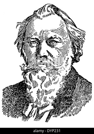 Johannes Brahms (1833-1897), deutscher Komponist und Pianist, Illustration aus sowjetischen Enzyklopädie, 1927 Stockfoto