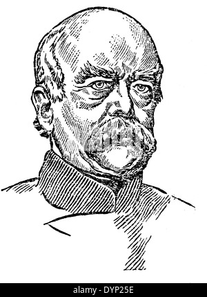 Otto von Bismarck (1815-1898), Bundeskanzler der Bundesrepublik Deutschland, Illustration aus sowjetischen Enzyklopädie, 1927 Stockfoto