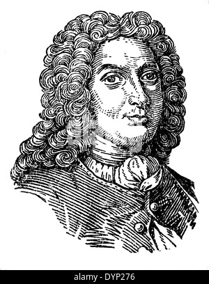 Johann Bernoulli (1667-1748), Schweizer Mathematiker, Illustration von sowjetischen Enzyklopädie, 1927 Stockfoto