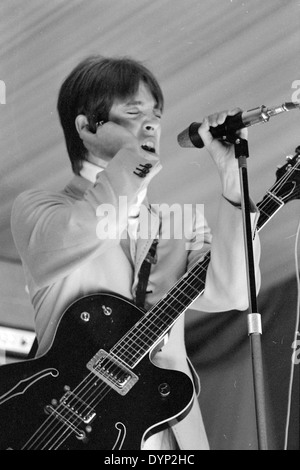 SMALL FACES UK-pop-Gruppe mit Steve Marriott beim Windsor Jazz & Blues Festival, England, 11. August 1967 Stockfoto