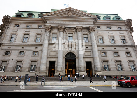 Hauptsitz der Zentralbank Banco De La Nación Buenos Aires Argentinien Stockfoto