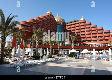 Der moderne Neubau im erstklassigen Hotel der Türkei. Stockfoto