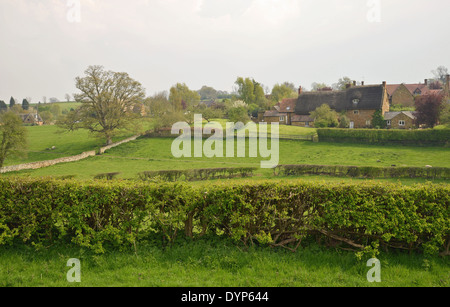 Das Dorf untere obere Harlestone Northamptonshire Stockfoto