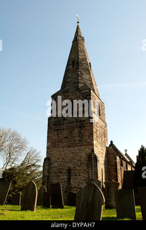 St Giles Kirche, Sandiacre, Derbyshire, England, Vereinigtes Königreich Stockfoto