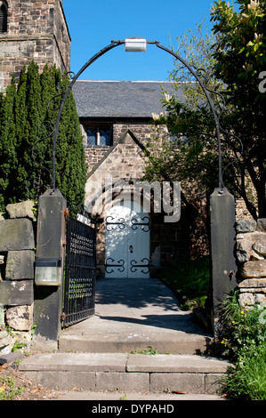 St Giles Kirche Gateway, Sandiacre, Derbyshire, England, UK Stockfoto