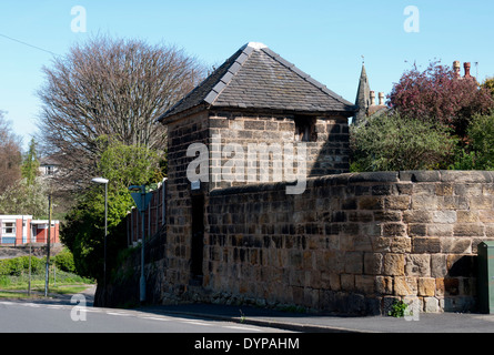 Die alte Lock-Up und gebunden, Sandiacre, Derbyshire, England, UK Stockfoto