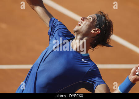 Barcelona, Spanien. 23. April 2014. BARCELONA - Spanien - 23 APRIL: Rafa Nadal während des Spiels zwischen Rafael Nada und Albert Ramos für Barcelona Open Banc Sabadell, 62 Trofeo Conde de Godo, gespielt an der Tennis-RC-Barcelona am 23. April 2014. (Foto: Aline Delfim/Urbanandsport) Bildnachweis: Aline Delfim/NurPhoto/ZUMAPRESS.com/Alamy Live-Nachrichten Stockfoto