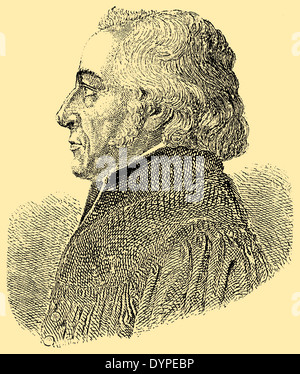 Friedrich Daniel Ernst Schleiermacher (geboren 21. November 1768, gestorben 12. Februar 1834) Stockfoto