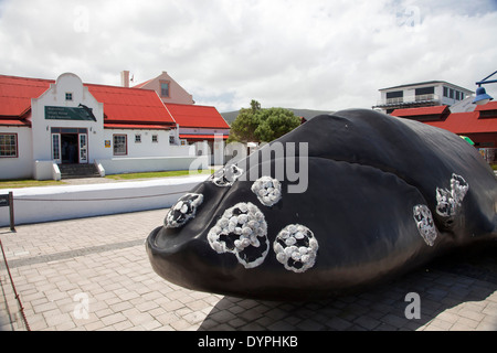 riesigen Wal vor dem Wal-Haus-Museum in Hermanus, Western Cape, Südafrika Stockfoto