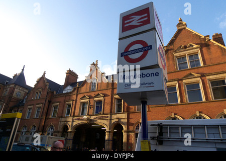 Großbritannien London nw1 Marylebone Hauptbahnhof Stockfoto