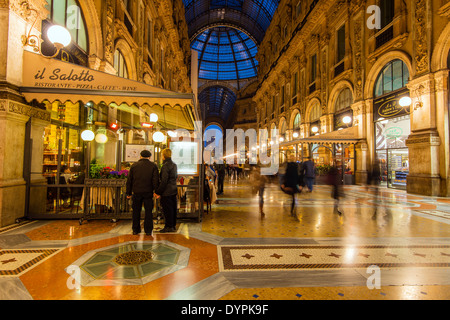 Galleria Vittorio Emanuele II Gallery, Mailand, Lombardei, Italien Stockfoto