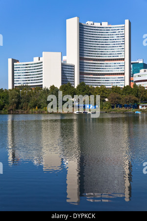 UNO City, Wien, Österreich Stockfoto