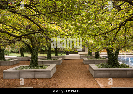 Süd-Garten am Art Institute of Chicago, Illinois USA Stockfoto